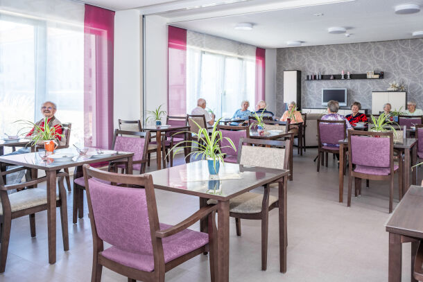 Speisesaal im Betreuten Wohnen | © Heiko Röder